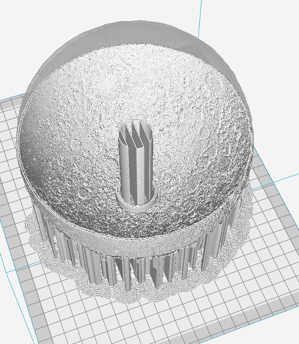 Miniatura 3 do modelo 3D Ikea Rodd Moonlamp