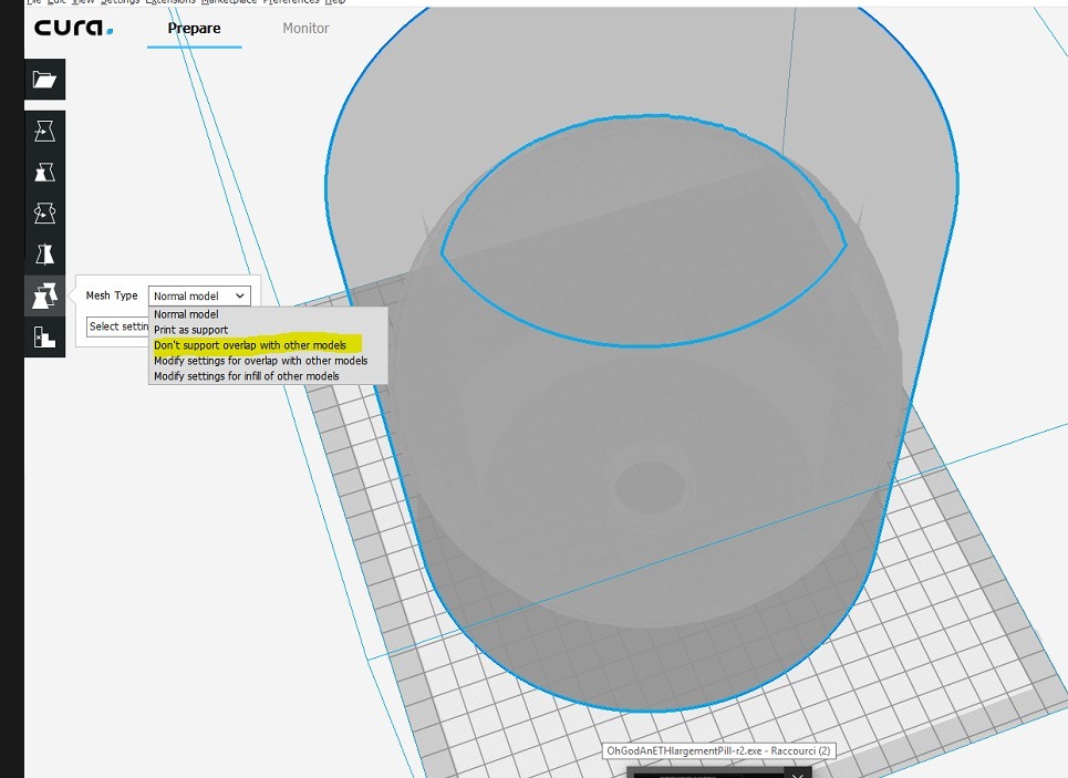 Miniatura 4 do modelo 3D Ikea Rodd Moonlamp
