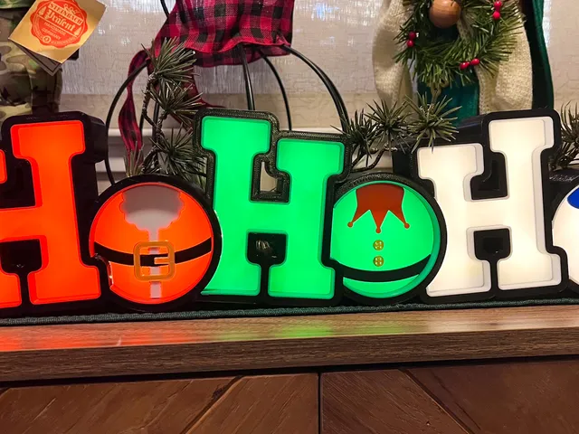 Christmas HoHoHo Light up Sign