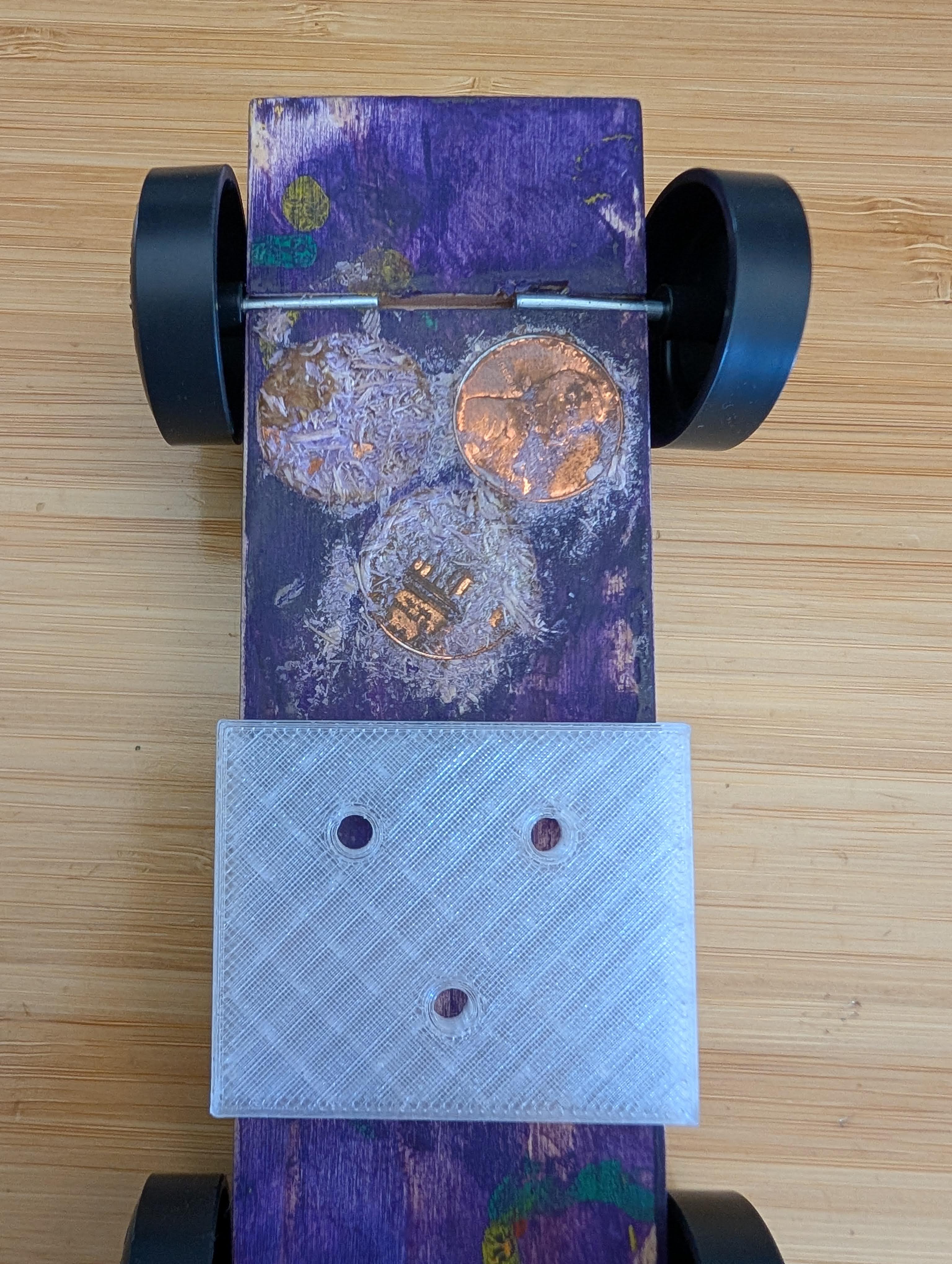 Pinewood Derby Penny Hole Jig