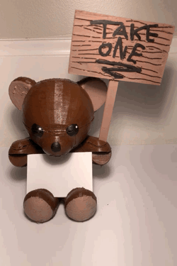 Teddy Bear Business Card Holder