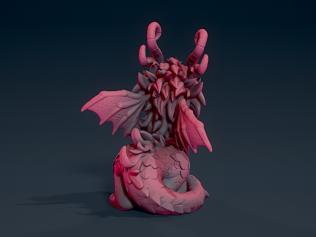 Miniatura 4 do modelo 3D Cute Dragon 2