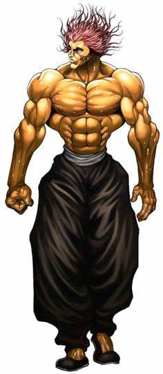 ogro baki cortador de galleta pose de combate