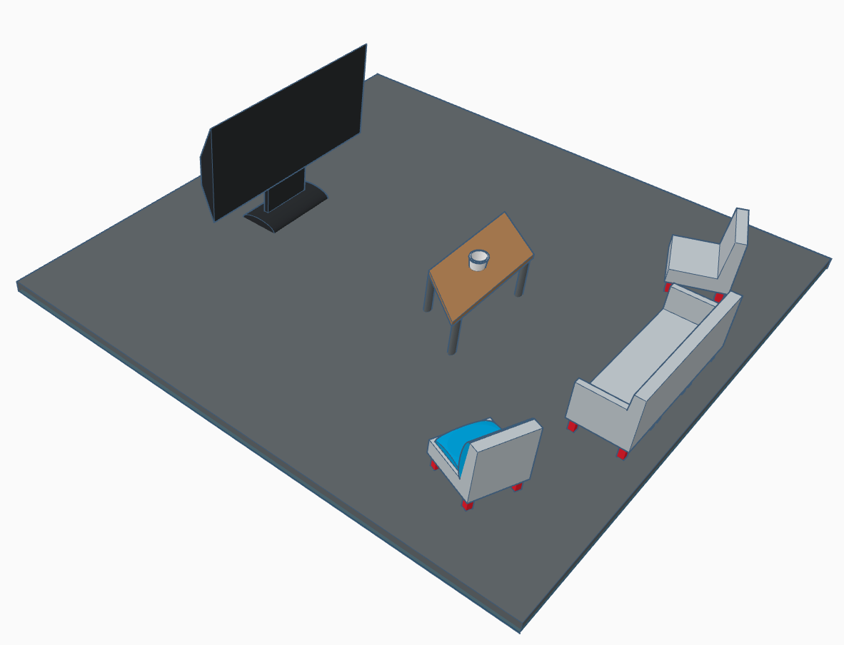 Living Room by Martin Sedláček | Download free STL model | Printables.com