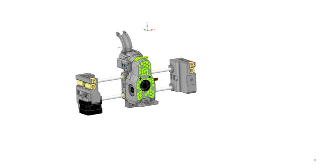 X and Y Gantry for Geetech MeCreator2 by CN3D