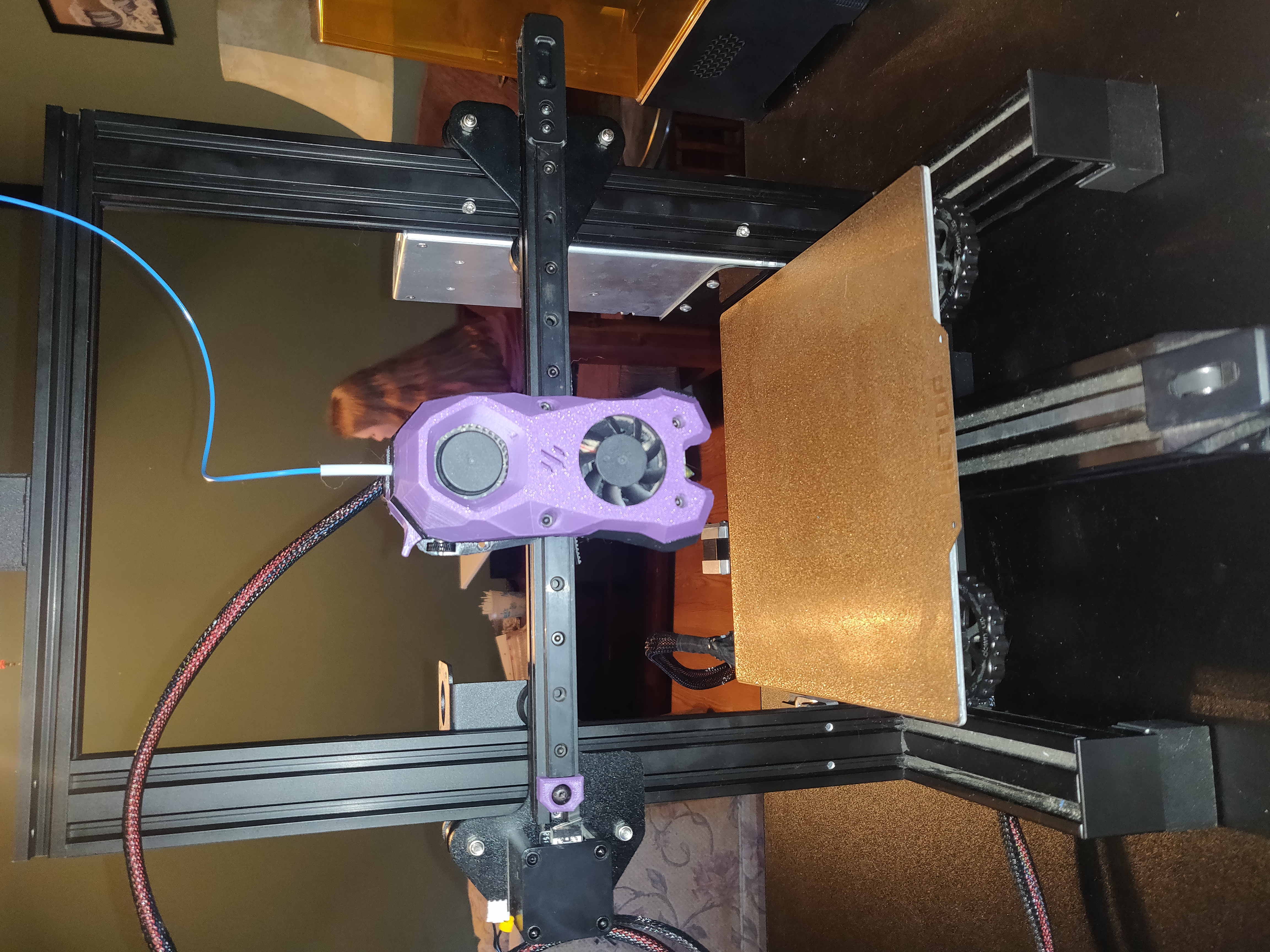 Stealburner and Clockwork 2 Mount for Ender 3 With MGN12 Rail