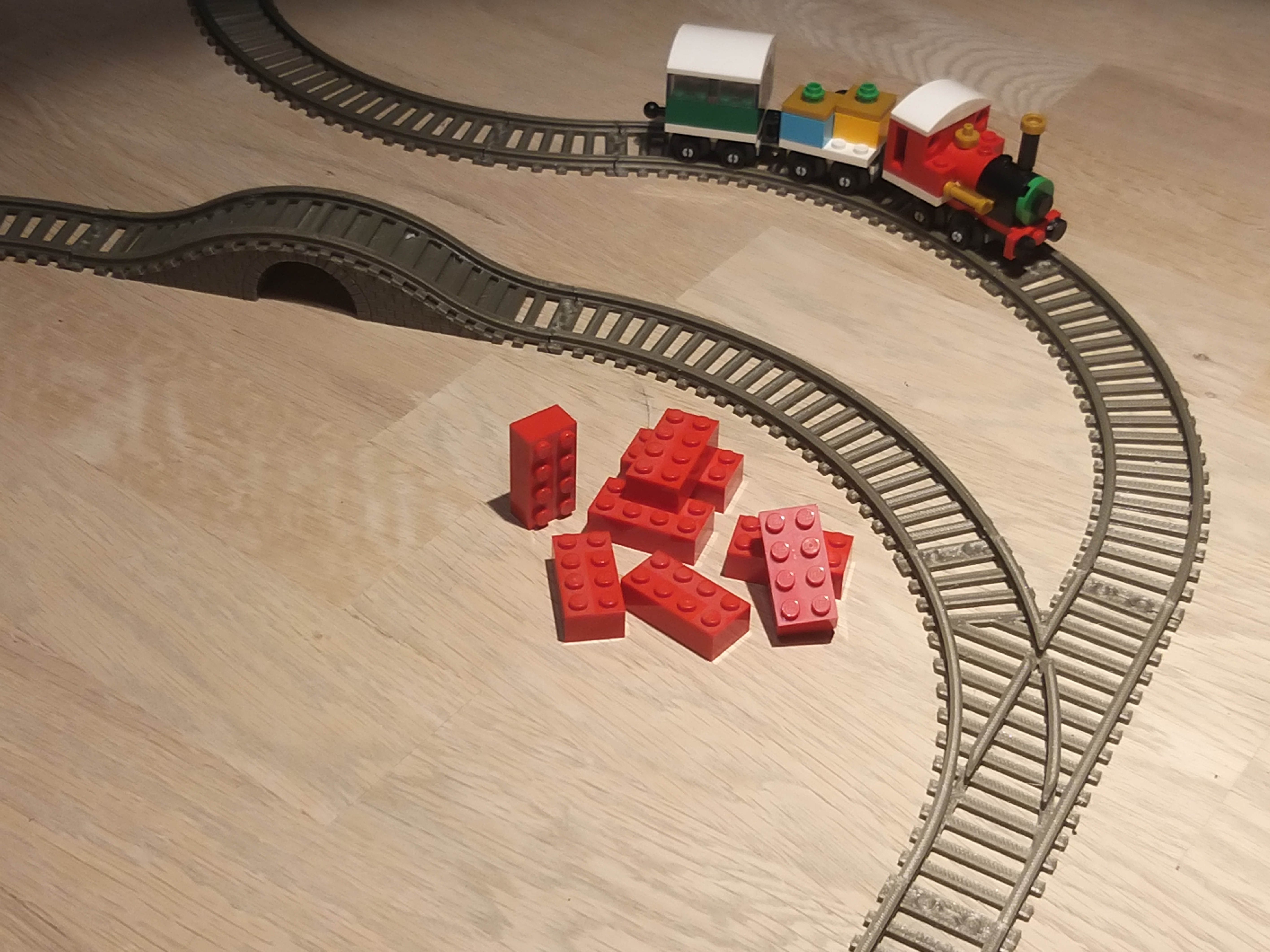 Mini lego online train