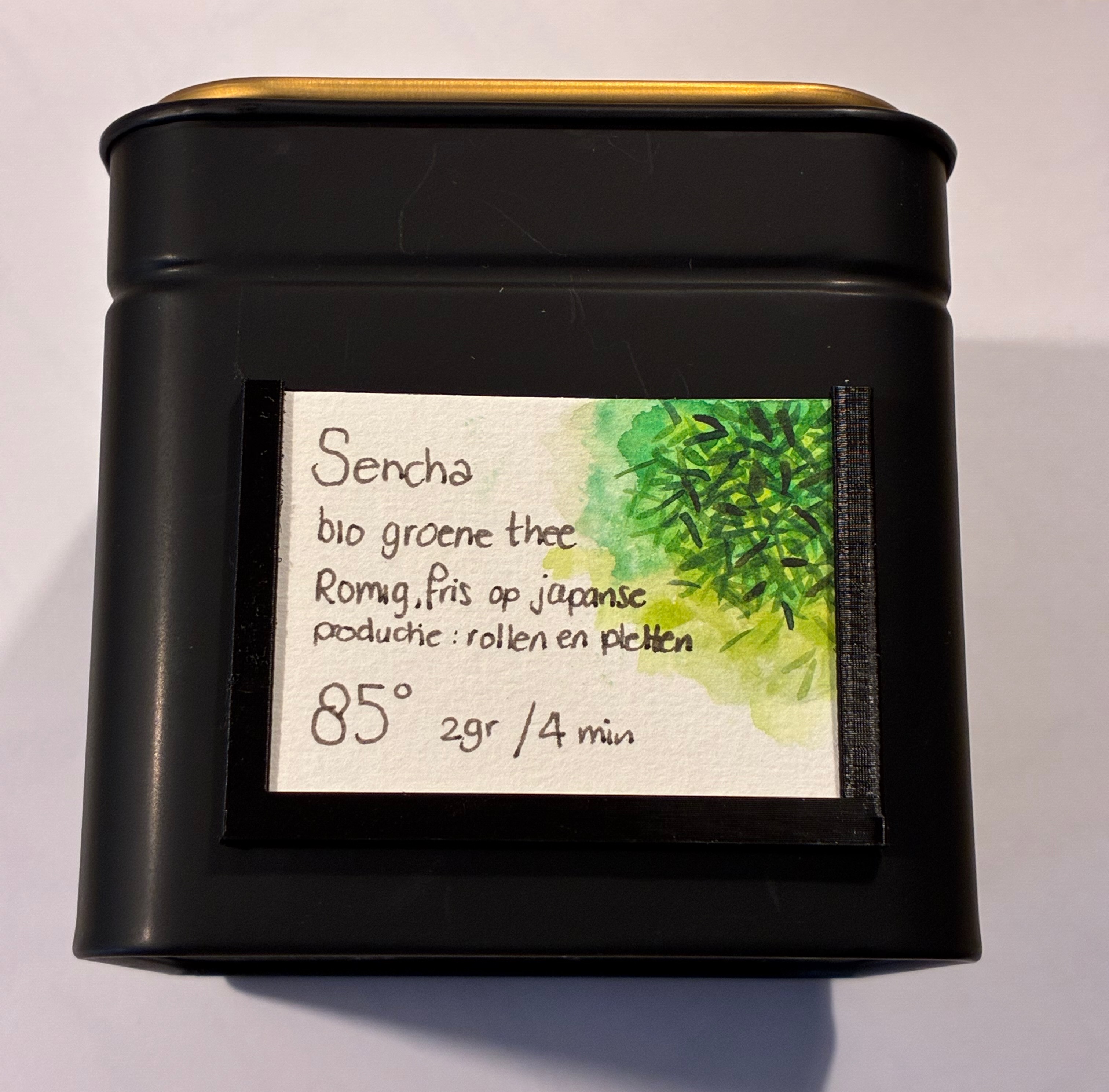 Label holder for Ikea Blomning tea/coffee container