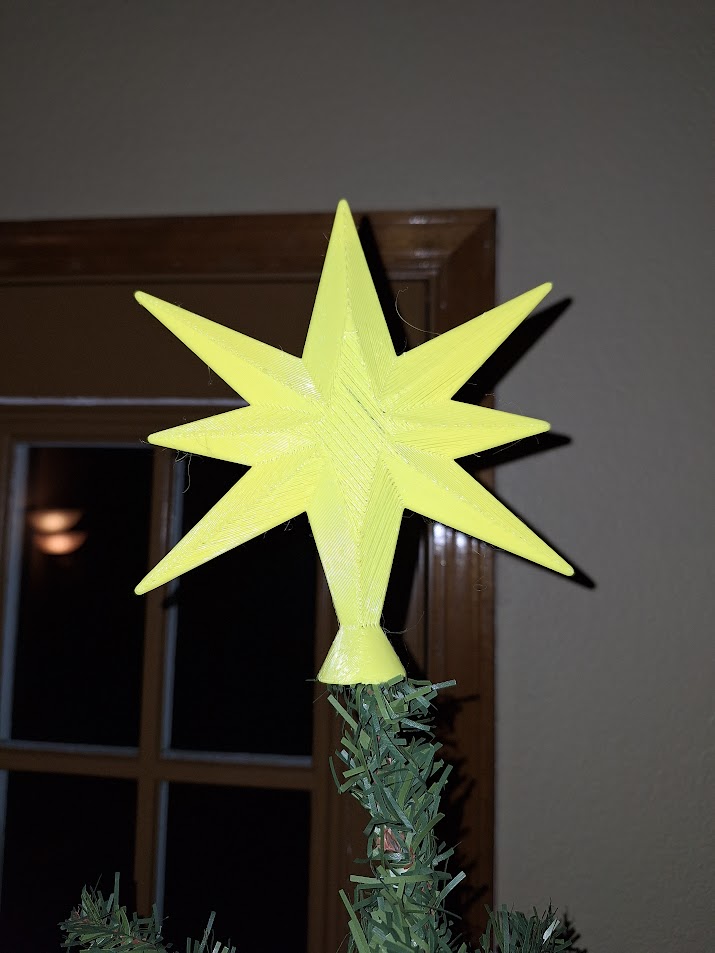 Nativity Star Tree Topper