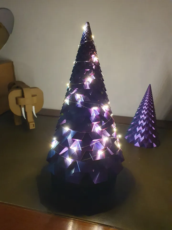 Glowing Crystal Tree (LED Garland) by BF3Design