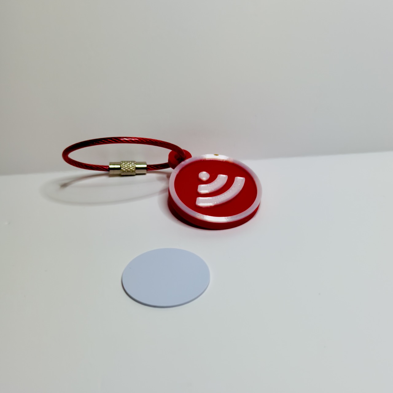 NFC Tag holder by Jake Download free STL model