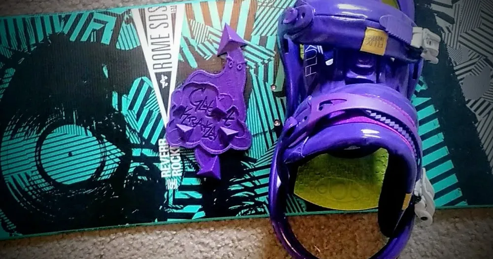 Kraken Snowboard Stomp Pad by 3Dylan Download free STL model