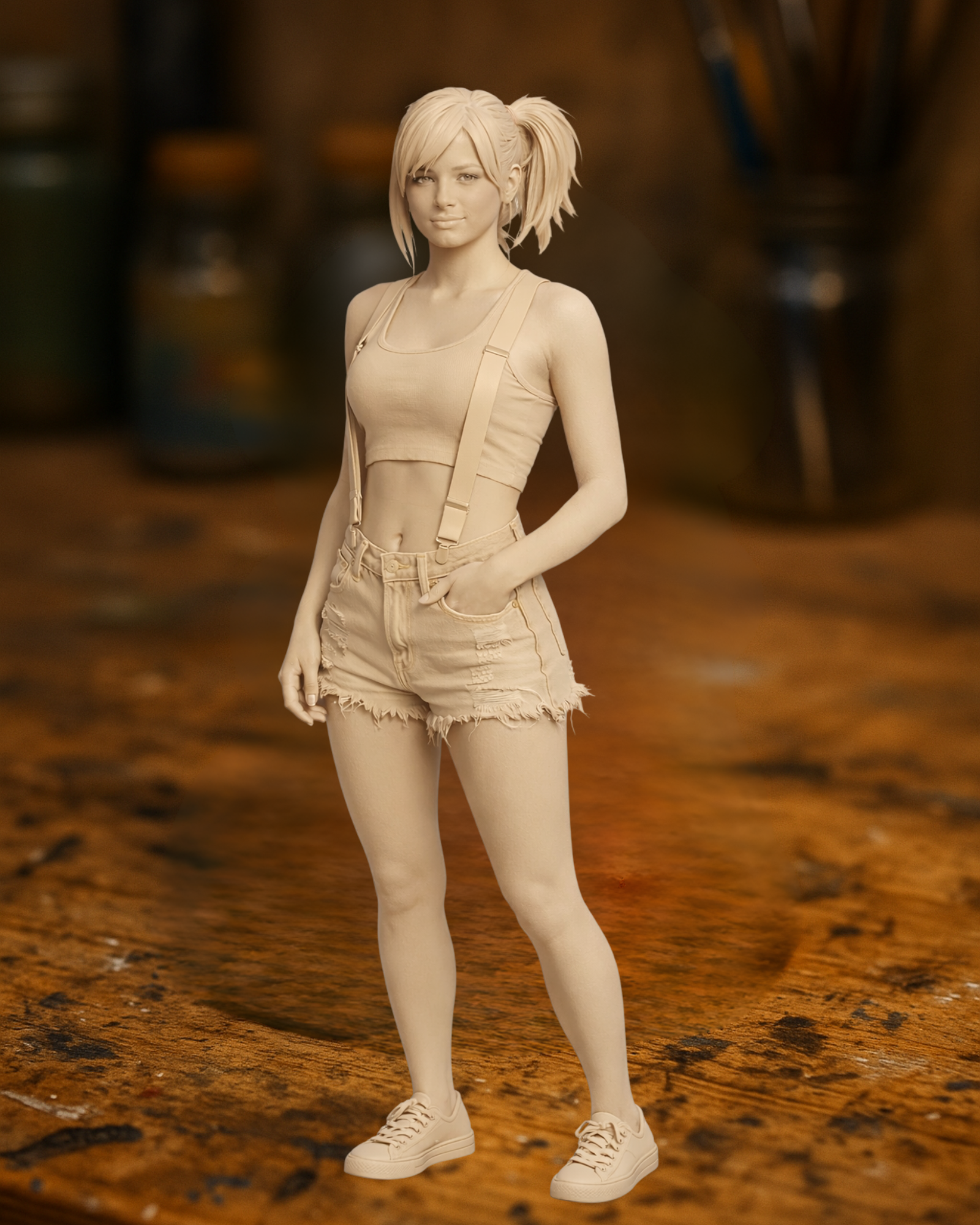Stylized Female Figure