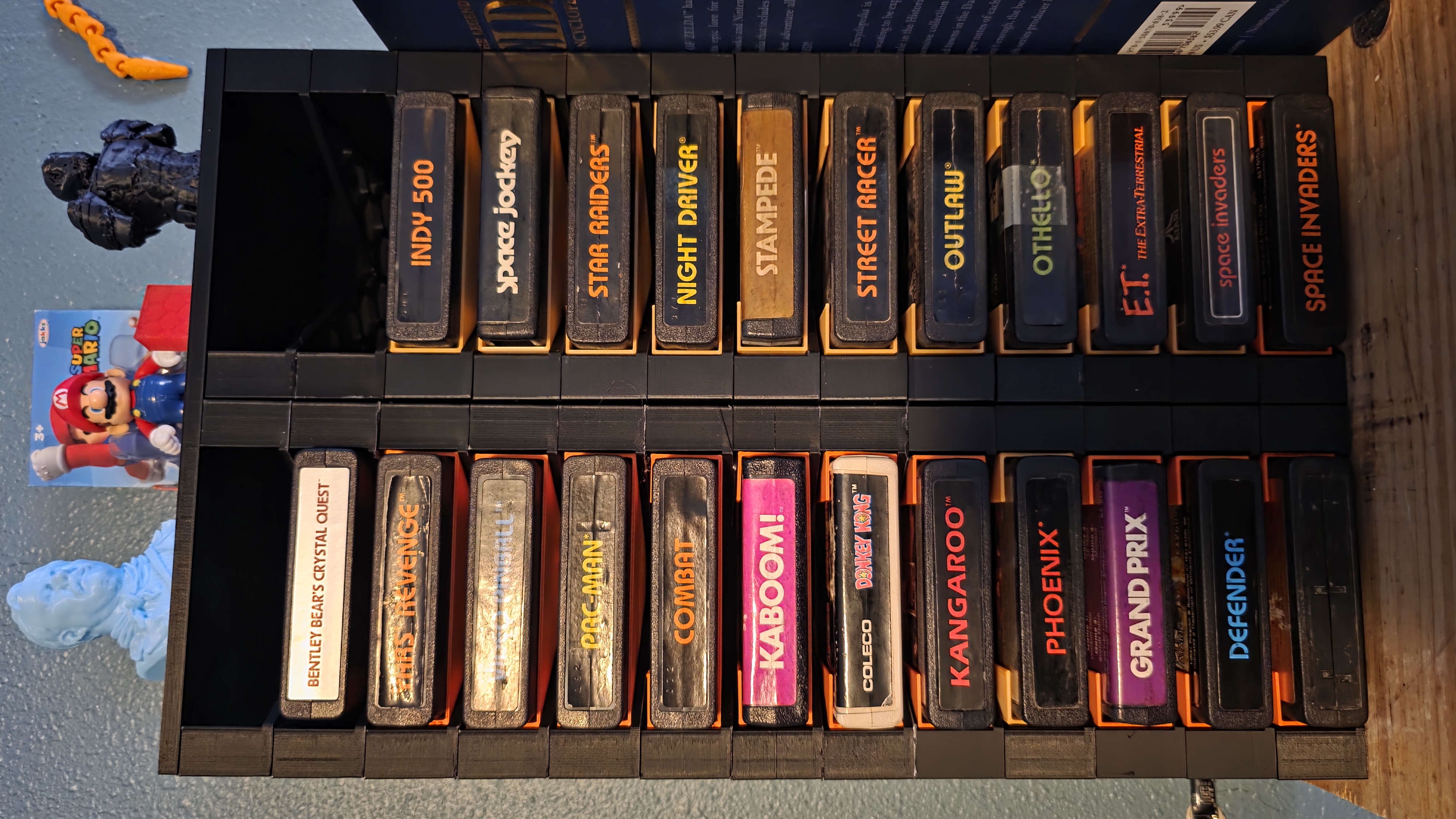 Stackable Atari 2600/7800 Game Storage – Support-Free Print with Dust Covers — thumbnail 2