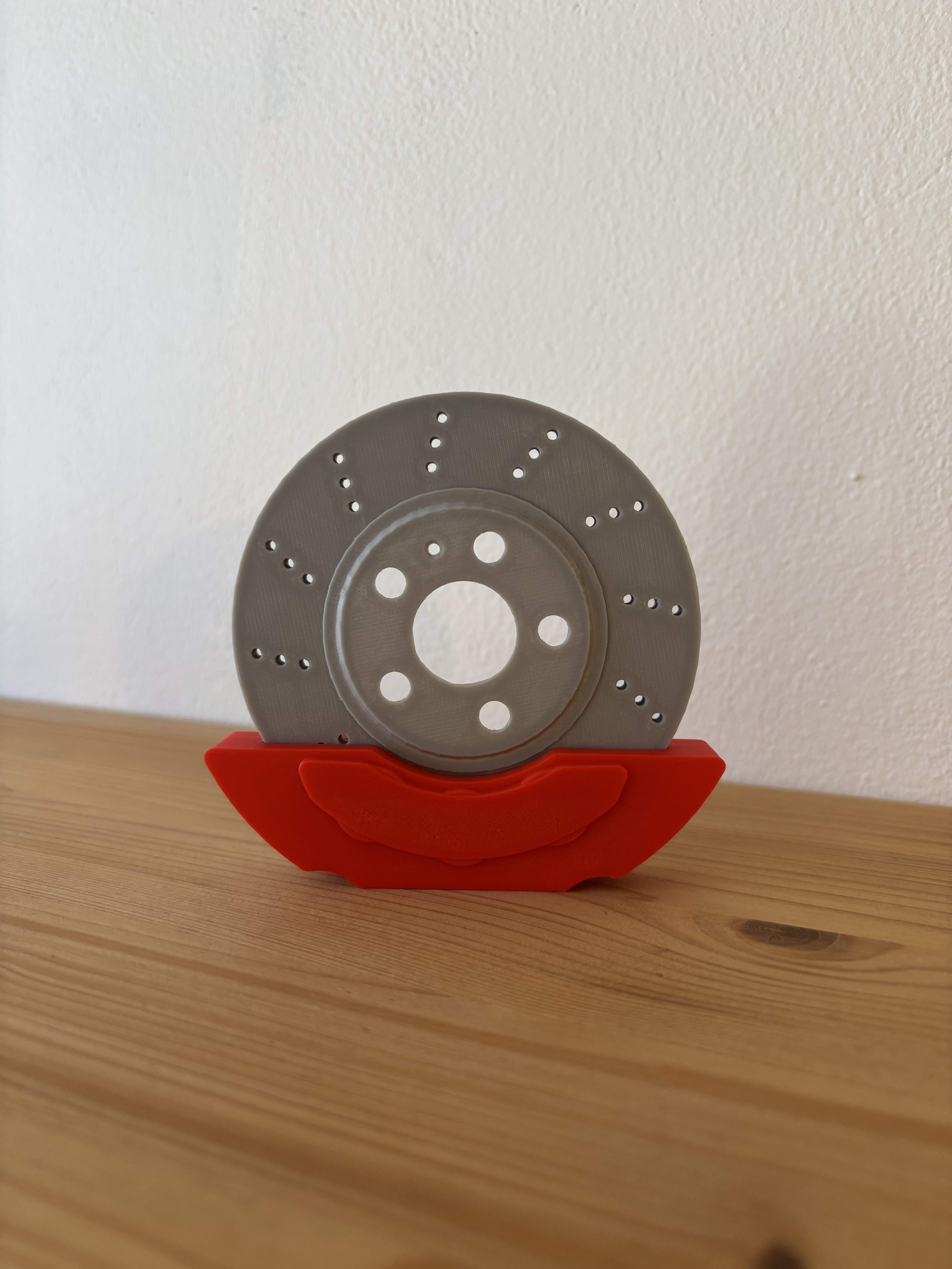 Brake disc coaster