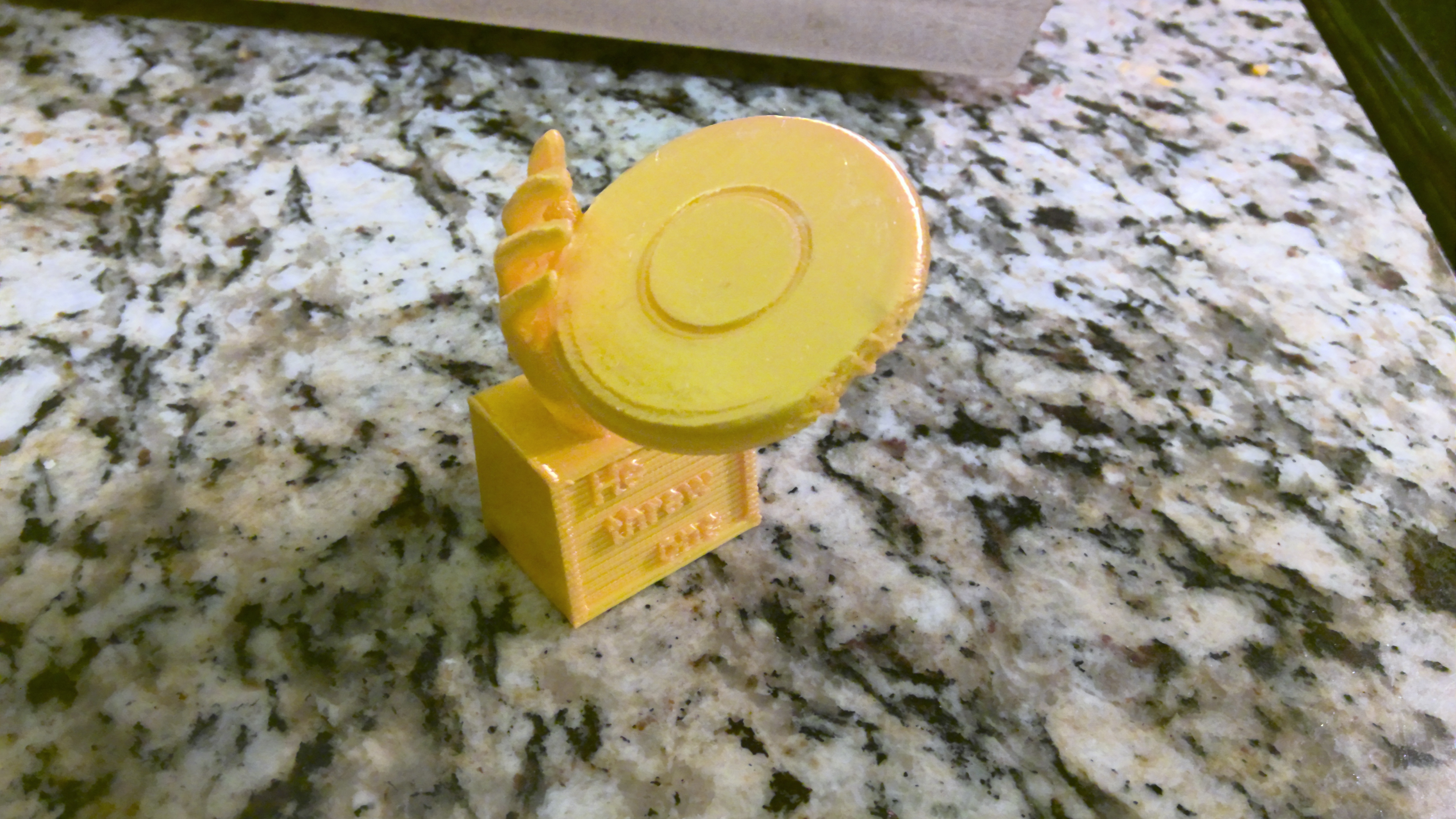 Ultimate Frisbee Trophy (blank)