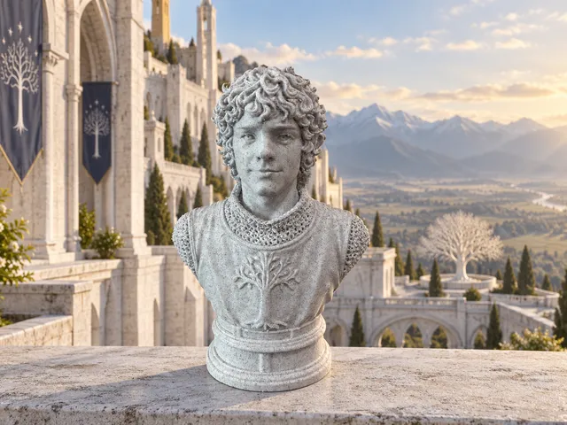 Peregrin “Pippin” Took — Bust Inspired by J.R.R. Tolkien’s Writings