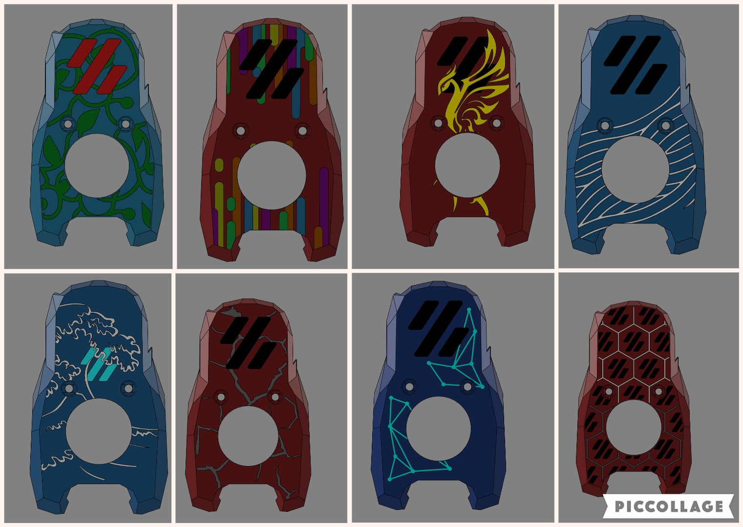 Voron V0.2 R1 Front cowling custom designs