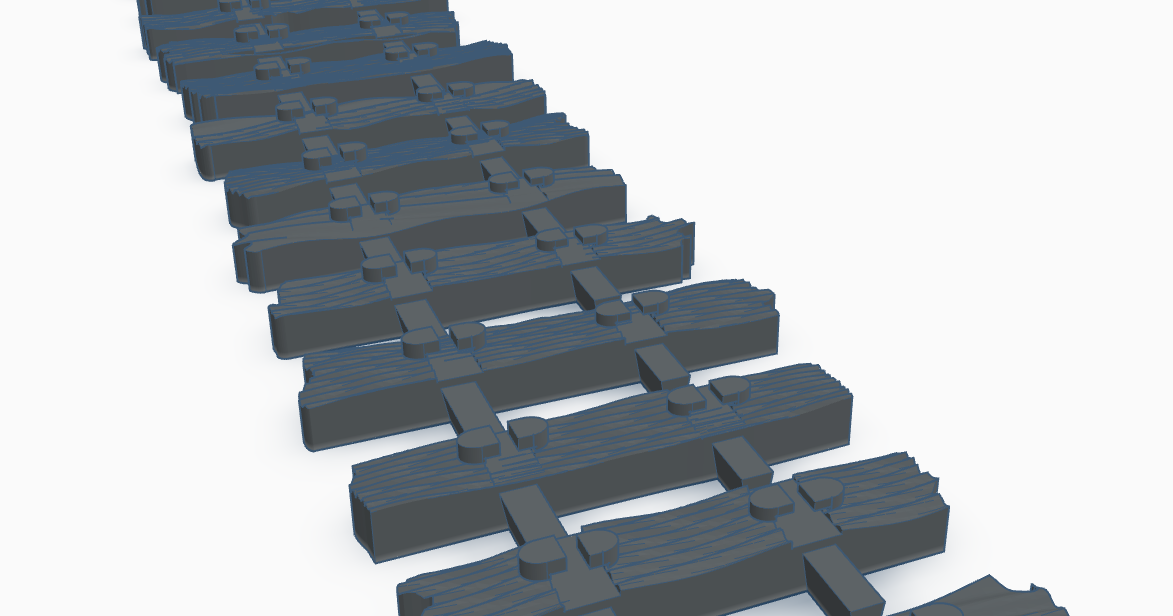 H0f Track 6.5mm spacing code 80 rail by wittmason Download free STL