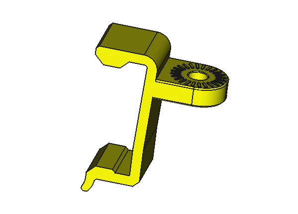 Clamp for 2040 extrusion