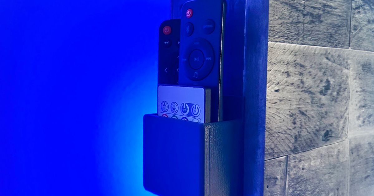 Command Strip Remote Holder by KevDoy Download free STL model