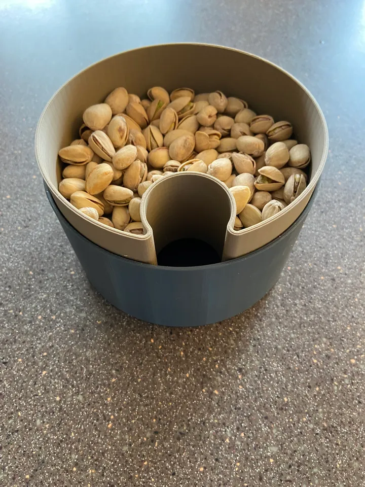 Pistachio/Peanut Bowl by Place and Play 3D, Download free STL model