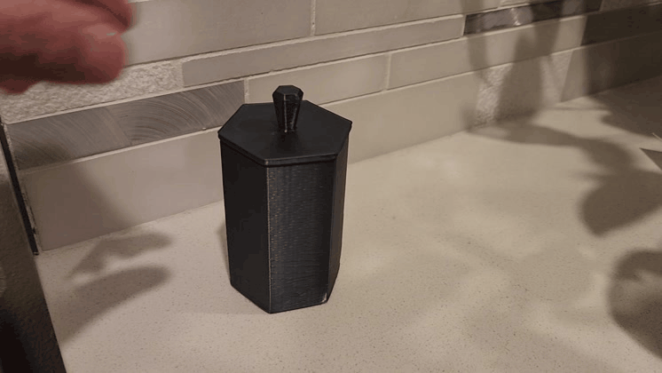 Miniatura 2 do modelo 3D #0116 Toothpick Dispenser <Hexagonal>