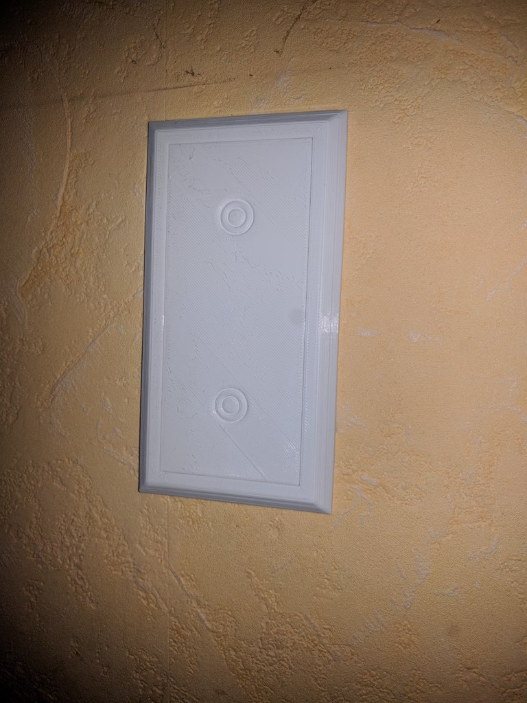 Double Sonoff Touch housing 72mm