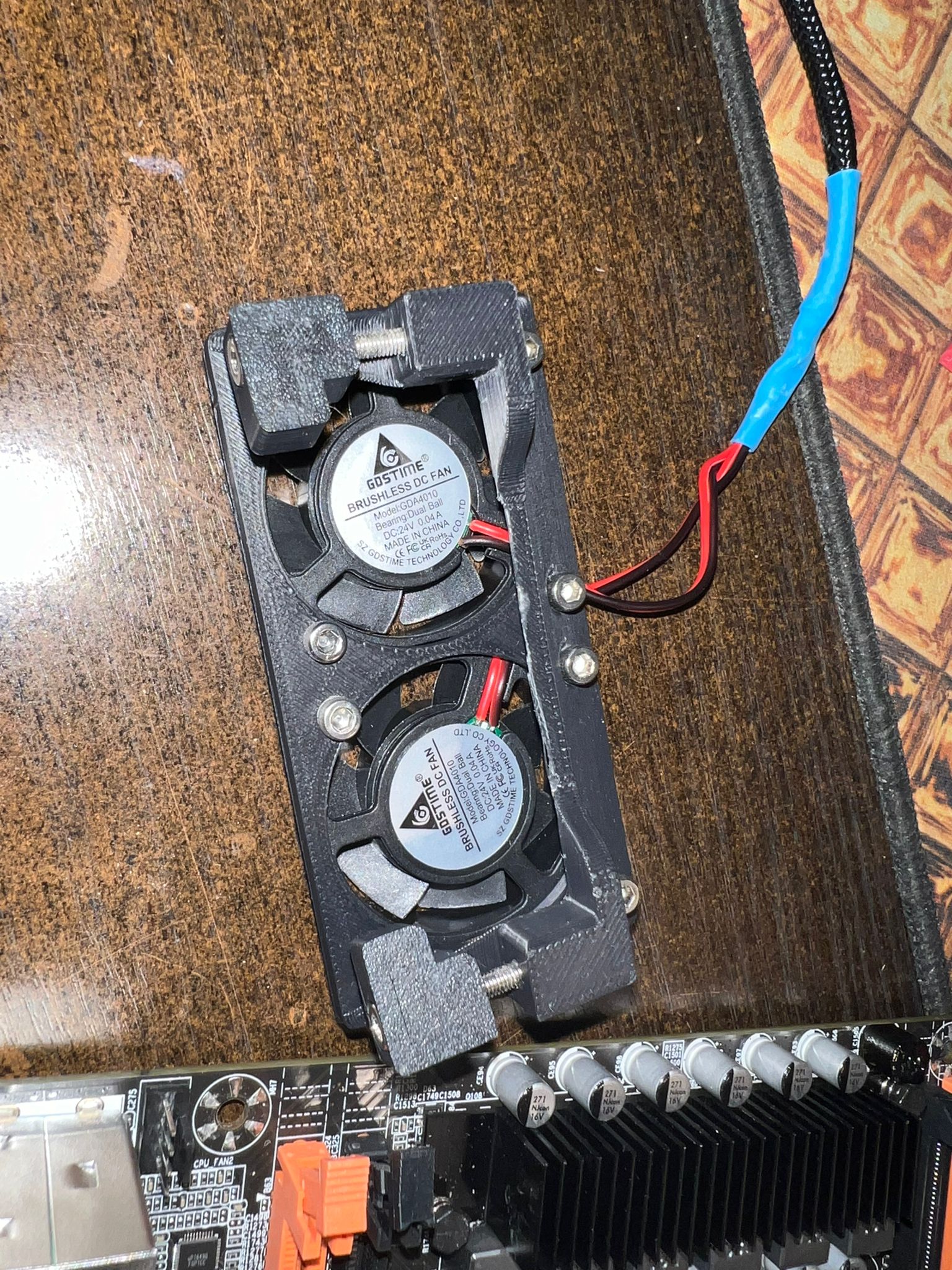 VRM fan cooler for aliexpress Qiyida X99 ED4 board - V2 by jon ...
