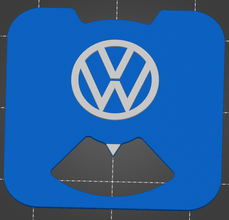 Parking disc/clock Volkswagen Logo