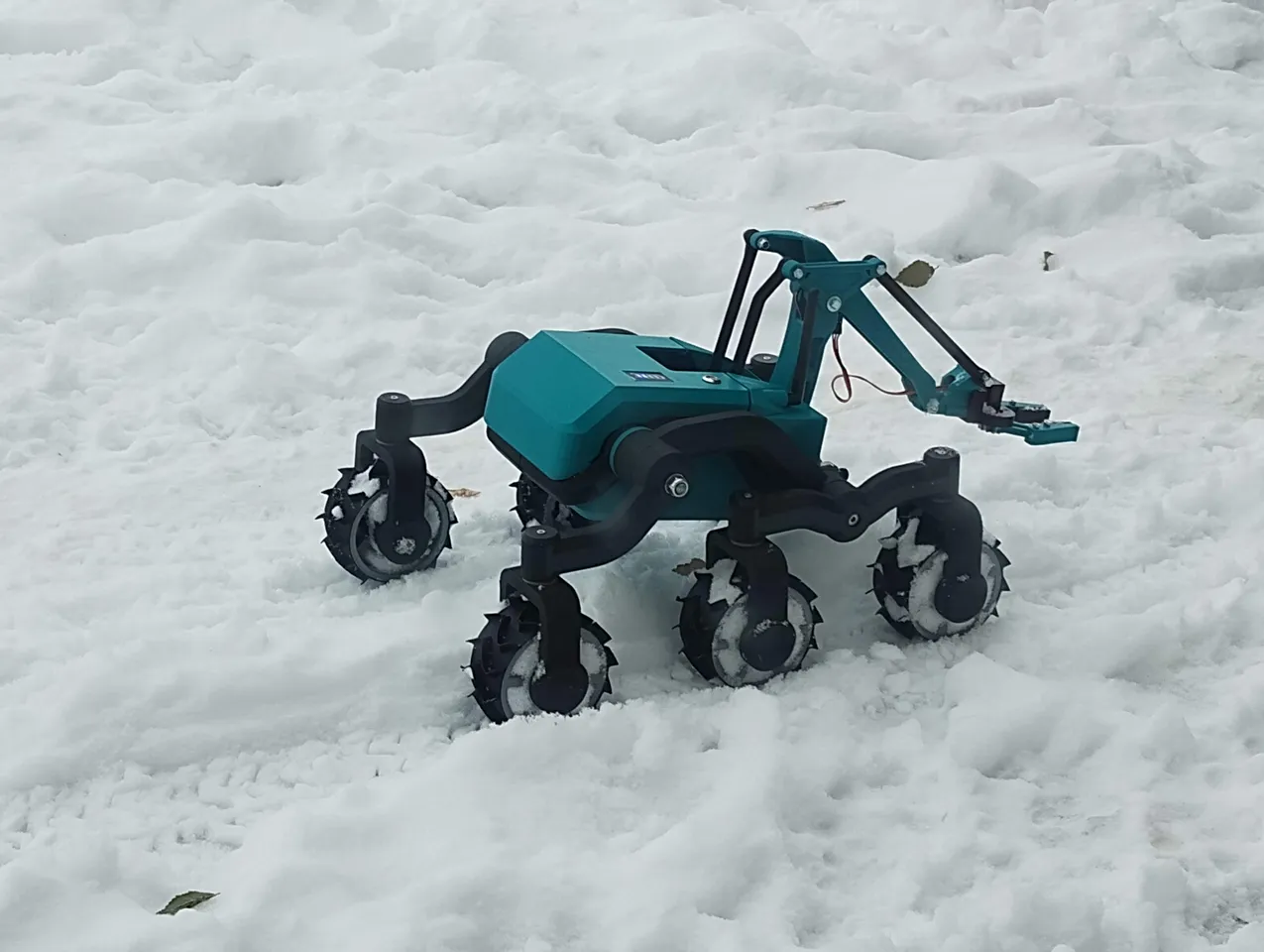 ESP32 CAM Rover with robotic arm