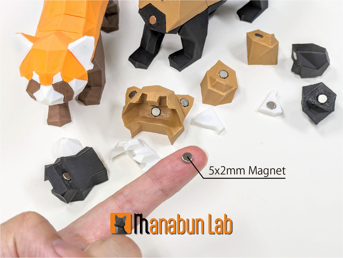 Low Poly Red Panda Puzzle — miniatura 5