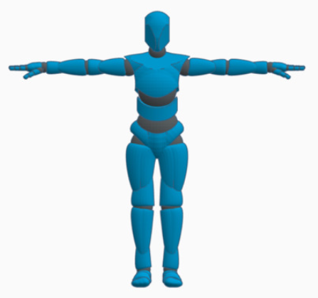 Male and Female poseable Figure by Fairwin Wang Download free STL Male and Female poseable Figure by Fairwin Wang Download free STL