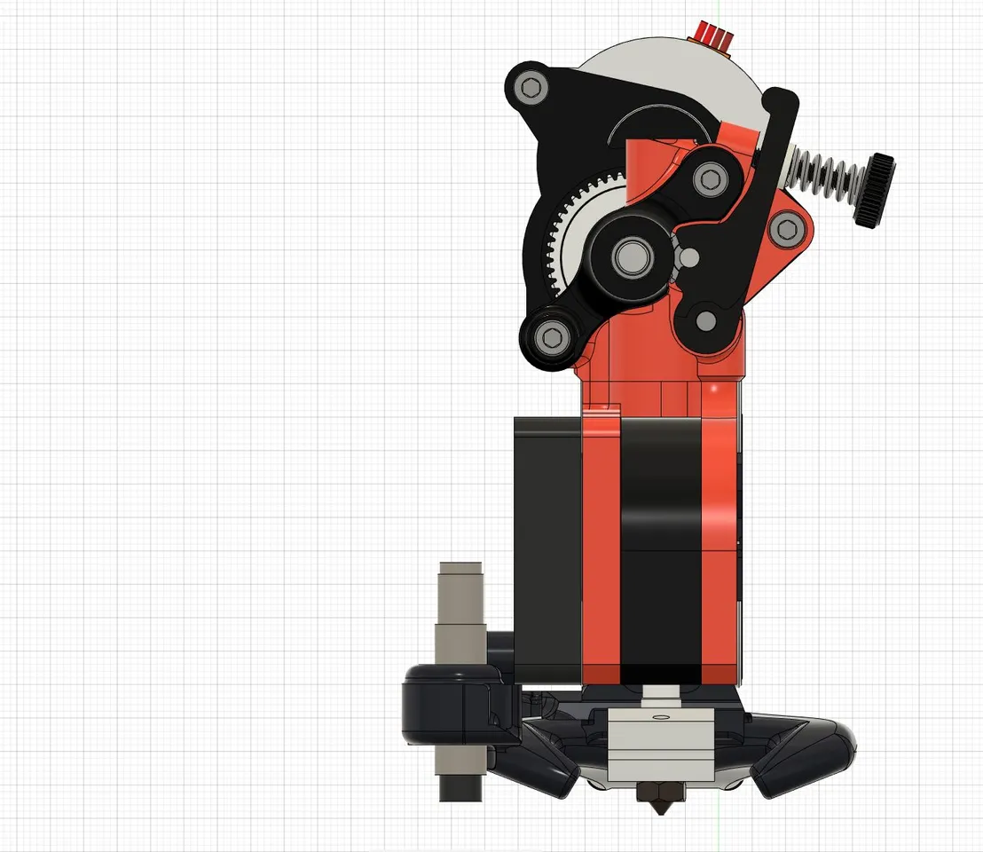 Prusa Mini Direct Hextruder by 3DP-MAMSIH, Download free STL model