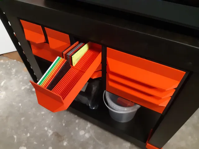 Gen2 Drawer for Customizable Filament Swatches