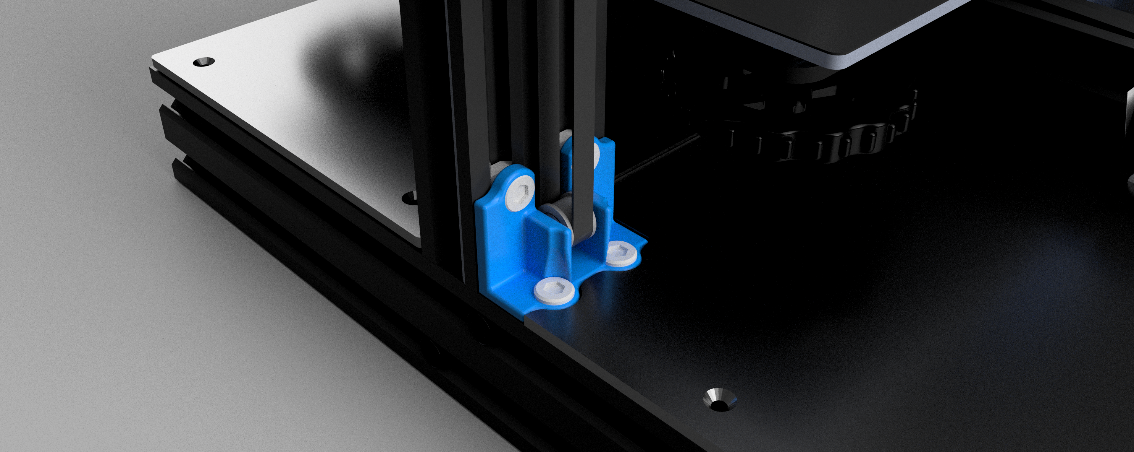 Ender 3 Voron Themed Enclosure Deck - KevinAkaSam Belted Z Mod