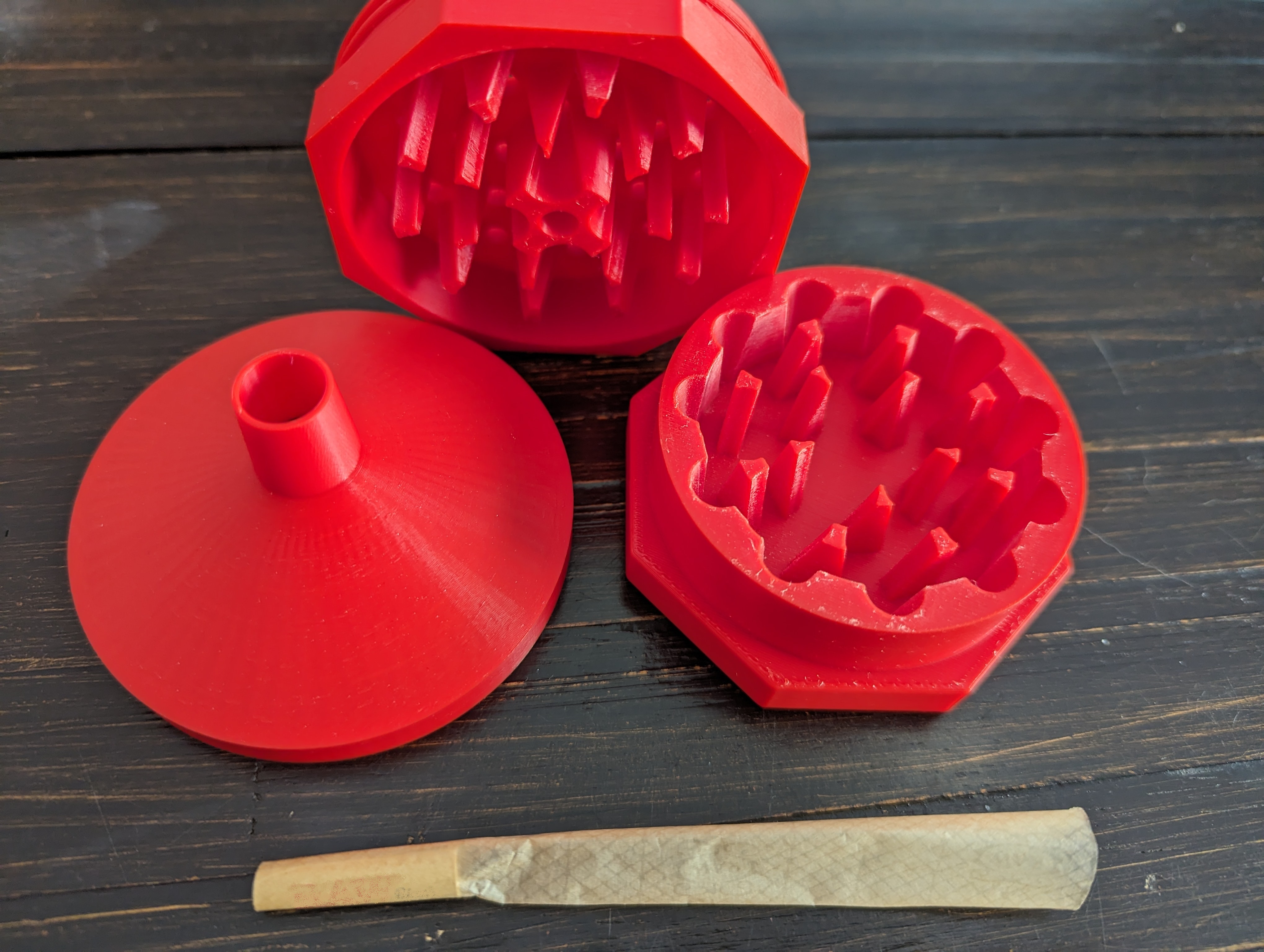 (Parametric) Spice Grinder with Cone Funnel