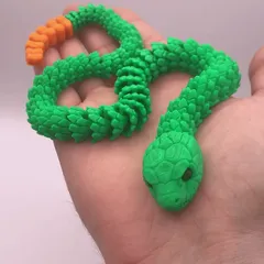 3D Printable Hognose Snake by Momo