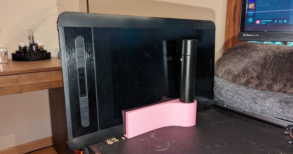 XP Pen Artist 12 Stand by MissMarcie Download free STL model