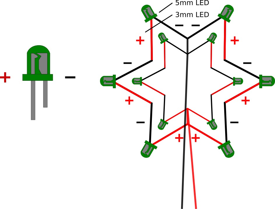 LED Christmas Star / LED Weihnachtsstern by 3dprints4life Download