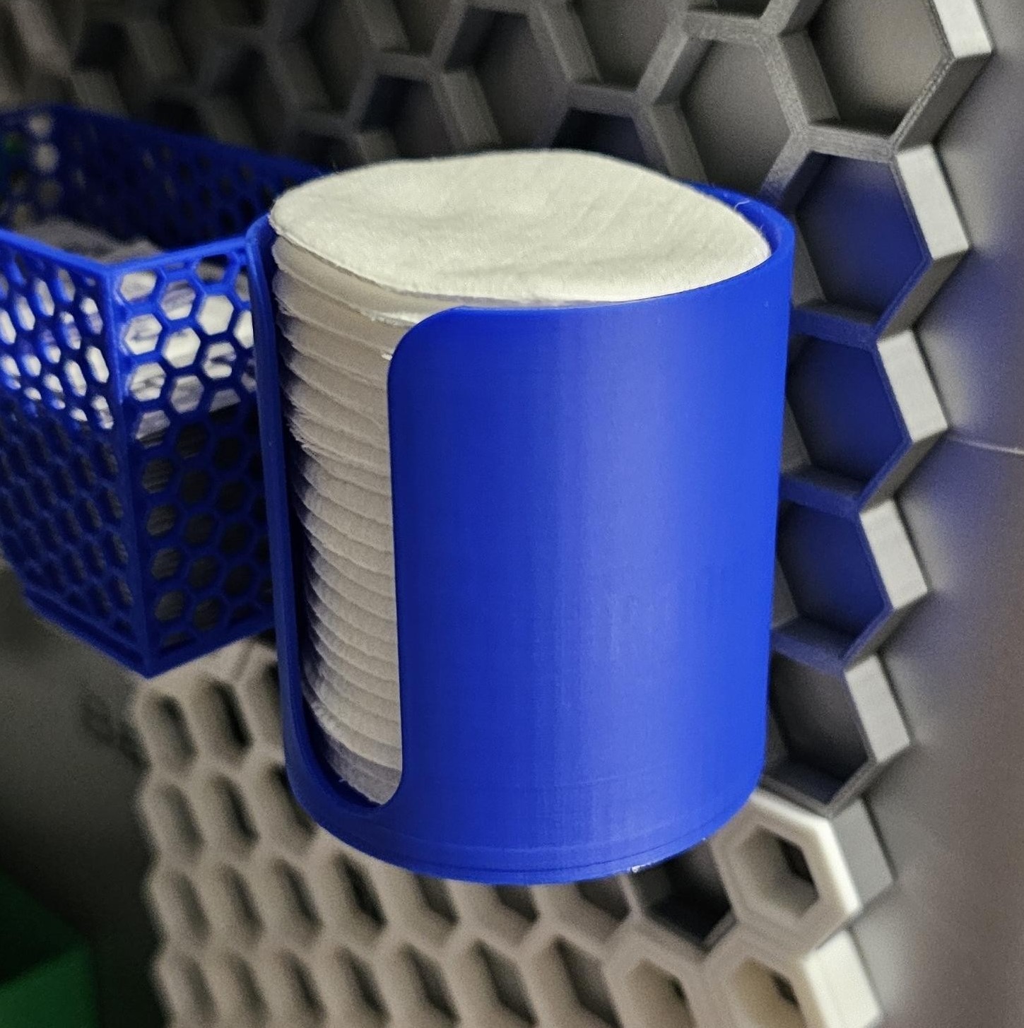 Cotton round holder dispenser for storage wall by AAAhmed