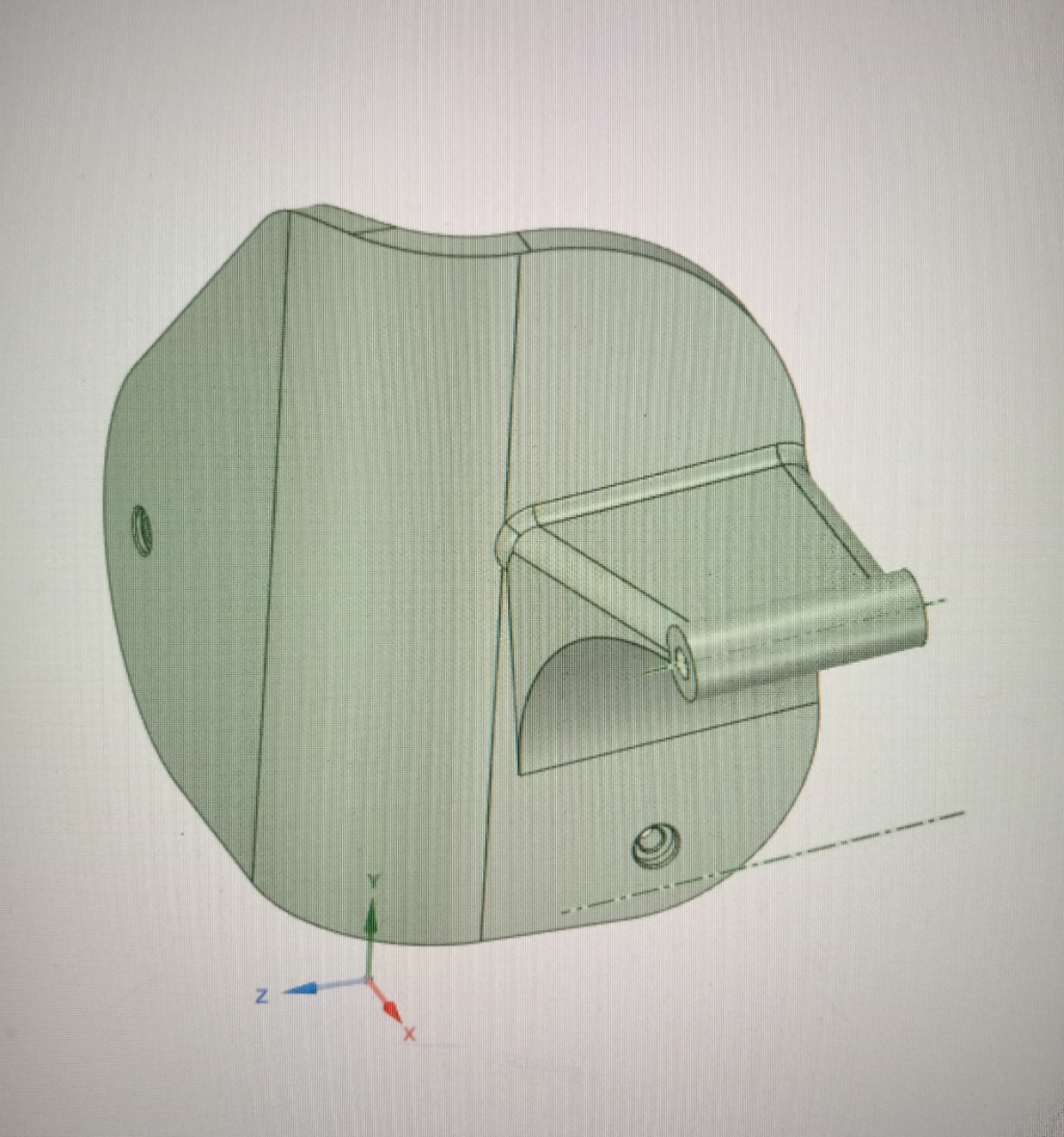 Qidi X Plus 3 support PTFE for spool holder at right