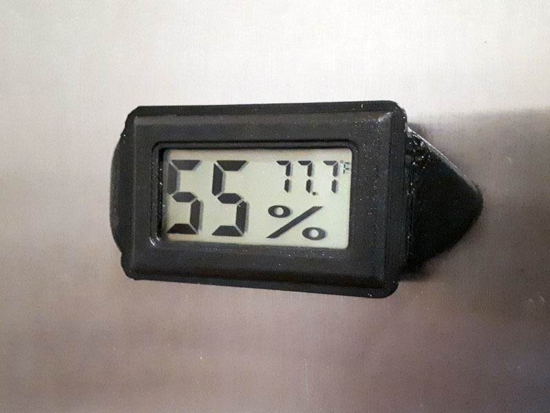 Magnetic Humidity/Temperature Meter Mount by dstarke | Download free ...