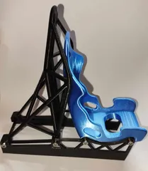 3D file Racing car seat phone stand with roll cage - Soporte de teléfono  Racing 🚗・3D printing model to download・Cults