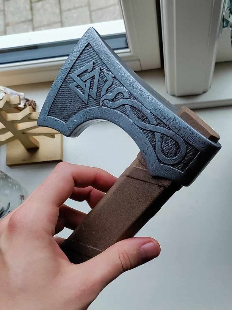 DnD Dice Axe - Alt Axe head by Roar | Download free STL model ...