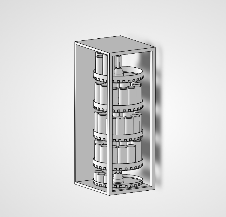 Miniatura 5 do modelo 3D Spice rack - rotating carousel - parametric