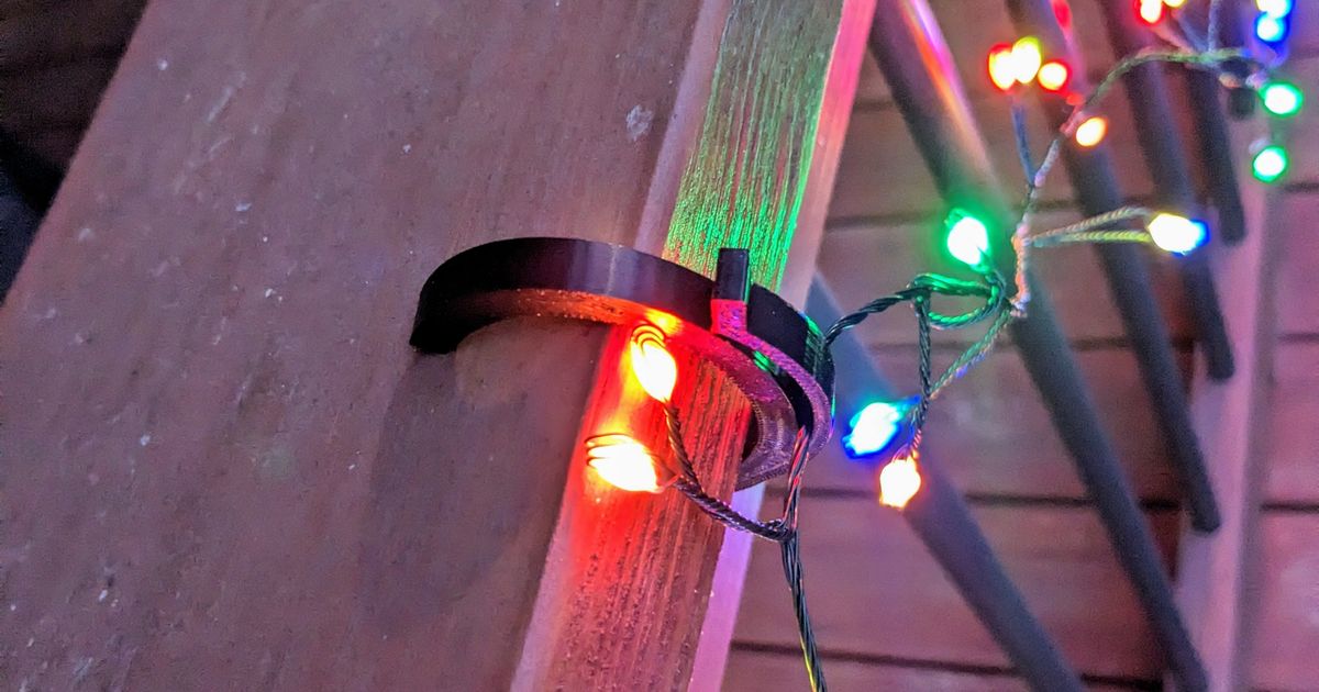 Christmas Light / String Light Railing Clip by MortalWombat Download