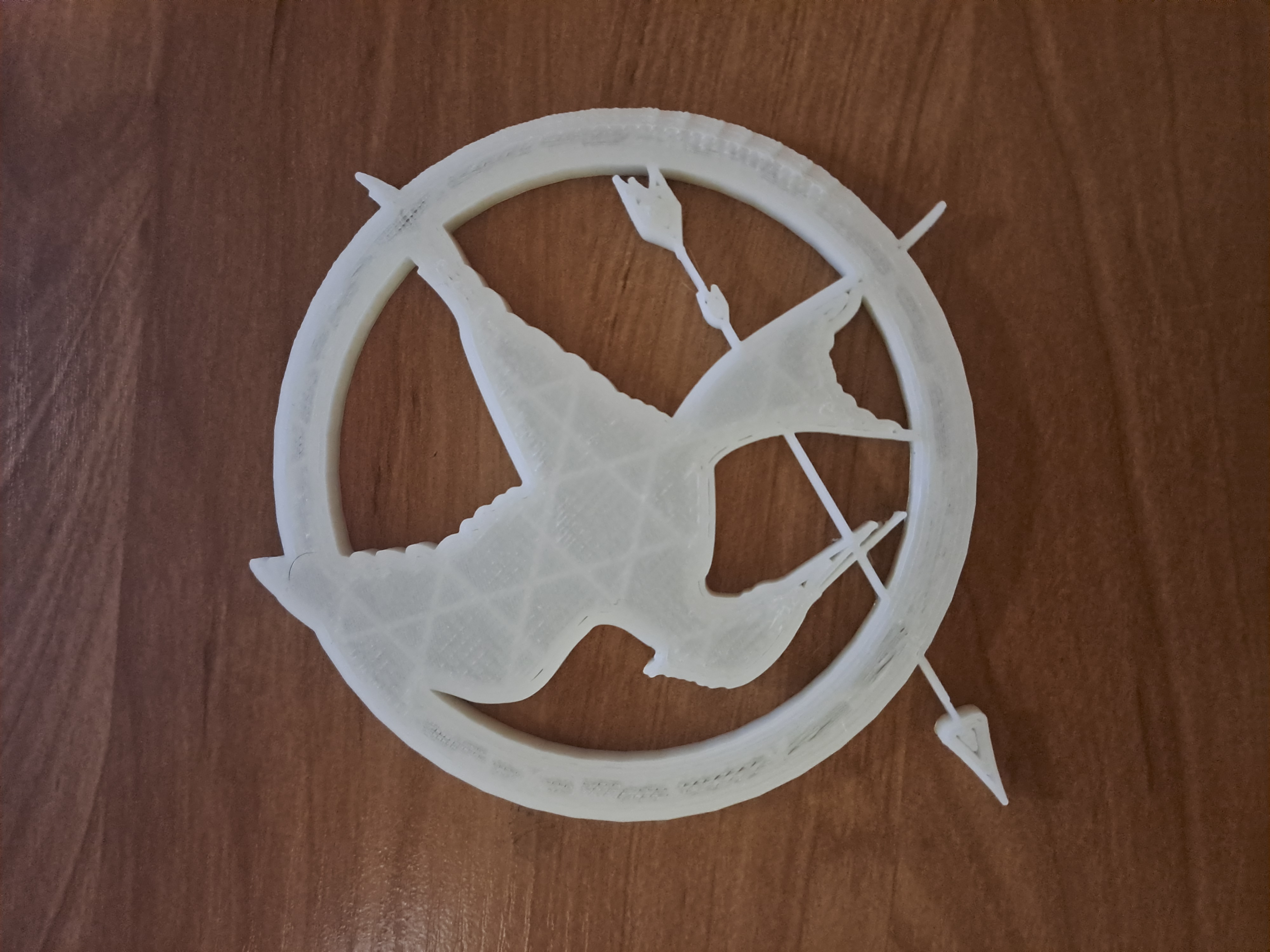 Mockingjay pin from The Hunger Games