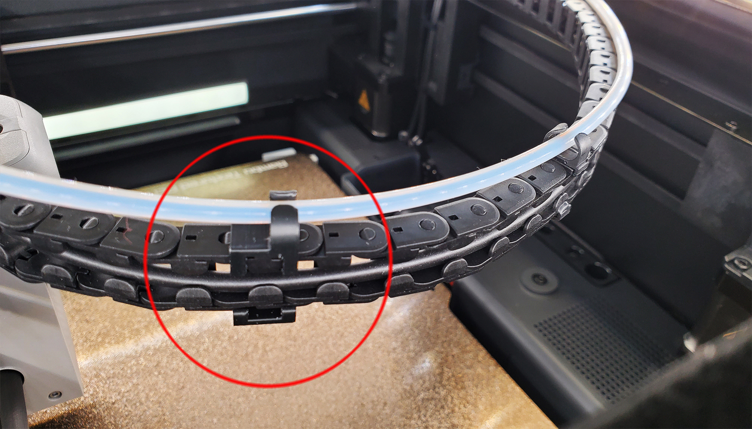 Bambu Printers Cable Chain PTFE Clip ABS