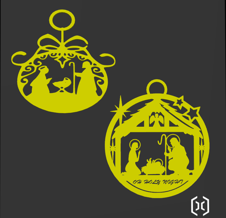 christmass navity scene ornament